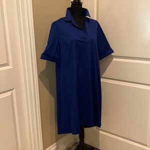 Chico’s A-line popover dress - blue